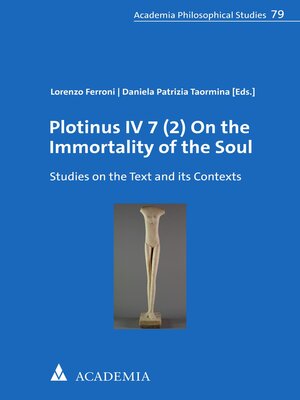 cover image of Plotinus IV 7 (2) On the Immortality of the Soul